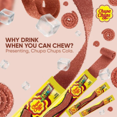 Chupa Chups Sour Belt Cola Flavour, 10 G