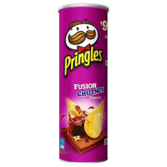 Pringles Fusion Chutney Flavoured Potato Crisps 107 g