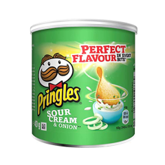 Pringles Sour Cream & Onion Pop & Go, 40 g