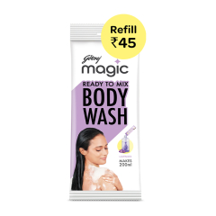 Godrej Magic Ready to Mix Body Wash Lavender  Refill  37G