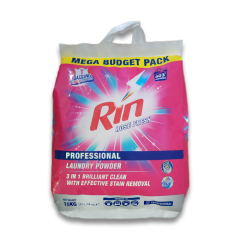 Rin Professional rose fresh Laundry Powder 3in1 10kg(VIETNAM)