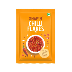 SNAPIN Chilli Flakes - Natural,Spicy Sprinkler For Pizza, Pasta, Snacks, 7 g