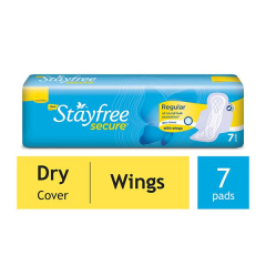 STAYFREE  REGULER DRY COVER WITH  WINGS 7PADS
