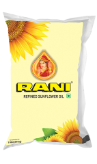 Rani Refined Sunflower Oil 1-Ltr Pouch