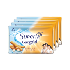 Superia Silk Soap- Sandal & Almond SOAP 45GX4