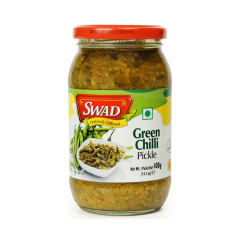SWAD Green Chilli Pickle-400g