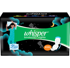 Whisper Bindazzz Nights XXXL (4 Pads)