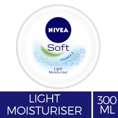 Nivea Soft Light Moisturiser For Face, Hand & Body - 300 ml