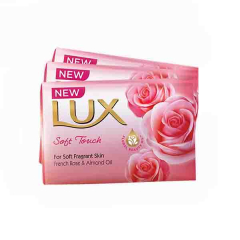 LLux Soft Glow Rose & Vitamin E For Glowing Skin Beauty Soap Mega Pack -3X100g
