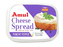 Amul Cheese Spread - Punchy Pepper, 200 g Tub