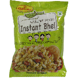 Haldirams Instant Bhel - Spicy Blend Of Chick Peas, Lentils, Peanuts & Puff Rice, 44 g Pouch