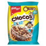 Kelloggs Chocos Duet - Breakfast Cereal, Made From Wheat, 26 g Pouch