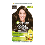 Garnier Color Naturals Crème Hair Colour, 35ml + 30g  (No-3, Darkest Brown)