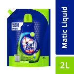 Surf Excel Matic Top Load Liquid Detergent Refill Pouch -2LTR POUCH