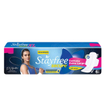 Stayfree Secure Cottony Extra Large with Wings - 6 pads 