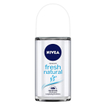 Nivea Deodorant Roll On, Fresh Natural for Unisex, 50ml