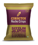 Cornitos Nacho Crisps Sizzling Jalapeno, 150g