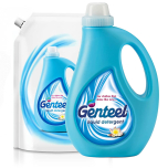 Genteel Liquid Detergent Bottle for Bucket & Machine Wash - Pack of 2 (1kg each)
