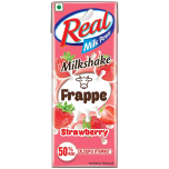 Real Frappe Milkshake - Strawberry ,180 ml Tetra pack