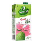 B Natural Guava Juice, Goodness of Fiber, from choicest Guavas, 1 Litre