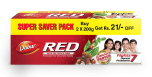 Dabur Red Paste - India's No.1 Ayurvedic Toothache,- 400gm (200gm*2)