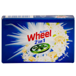 Wheel Blue Detergent Bar, 125 g Pack of 6