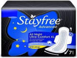 STAYFREE ADVANCE ALL NIGHT ULTRA COMFORT XL 7 PAD