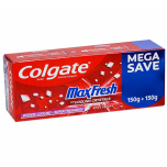 Colgate MaxFresh Anticavity Red Gel Toothpaste, Spicy Fresh (Save Rs-20) 2 x 150 g