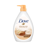 Dove Relaxing Shea Butter Body Wash with Vanilla Pump Bottle, 1L