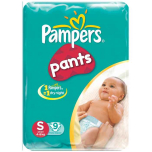 PAMPERS PANTS 9 PADS S
